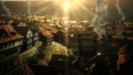 The Fall of Shiganshina - Attack on Titan (Image via Wit Studio)